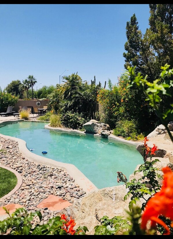 River design private swimming pool right out your back slider