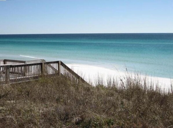 Private beach access