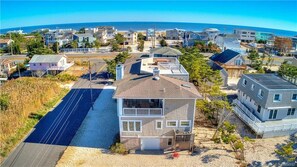 Our house is just 2 houses from the ocean.