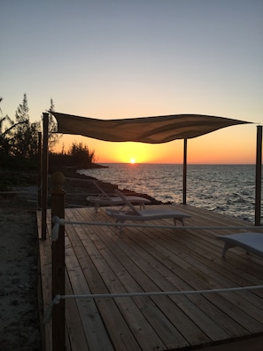 Ocean Deck at Sunset