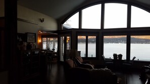 Living Room, Lake and mountain views
