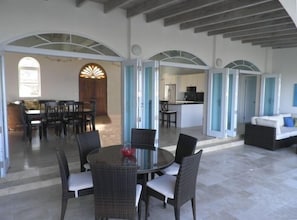 Outdoor living area and great room - feel the breeze