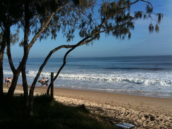 Surf's up, Mooloolaba Beach
