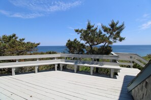 Deck with views of the Atlantic