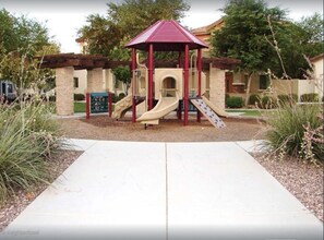 Playground across the street of House