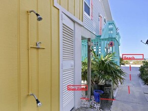 5 Steps to the  beach from your patio