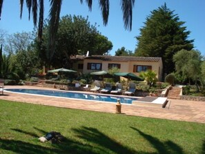 House and  Swimming-Pool Area