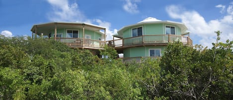 Layin' Low villas connected with large deck