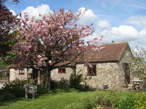 The Beanacre Barn in Spring