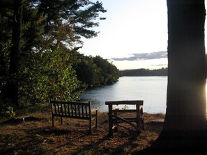 Sitting on Lookout Point is a relaxing way to end your busy day.