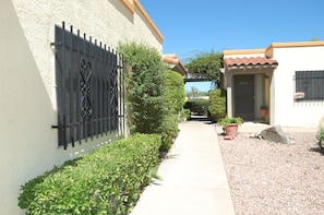 walkway to casita