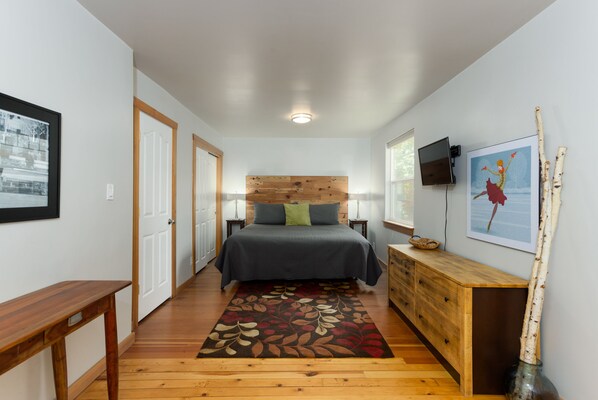 Three spacious private bedrooms, two with king beds and attached bathrooms