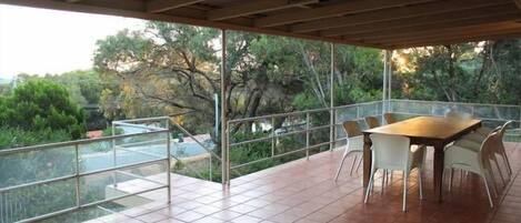 Front Balcony at Sunset