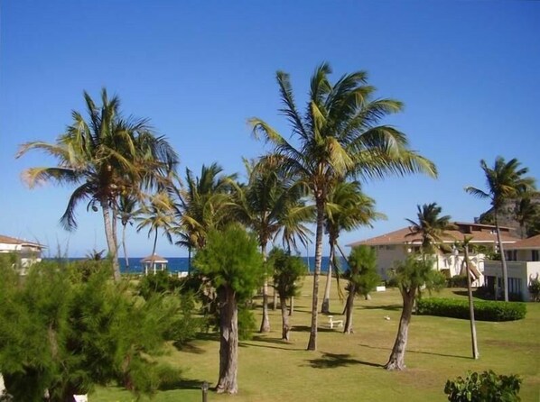 View from the balcony towards the sea