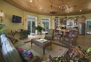 Great room looking toward kitchen