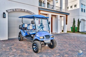 Included 6-Passenger Golf Cart
