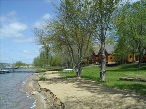 View to the north along the beach