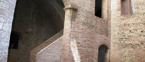 Courtyard stairs