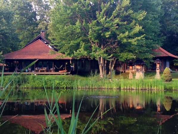 The house from across the water