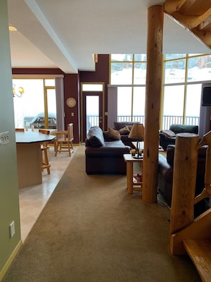 View toward mountain upon entering the home.