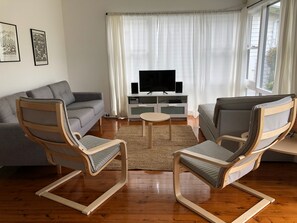 Plenty of places to relax - read, music, TV, DVDs