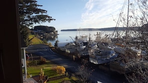 View from dining room and kitchen
