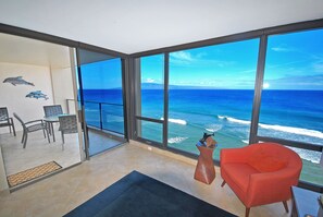 Views of Island of Lanai from Living Room