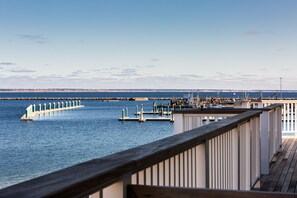 View of MacMillan Pier from your balcony