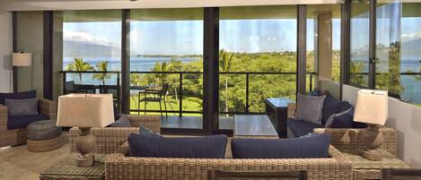 Spectacular view and new furnishings