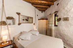 "Natura cottages at Makris Gialos"
Mountain view bedroom 