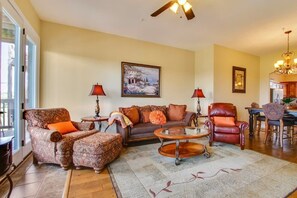 Comfortable seating in living room