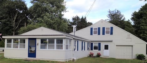 The front of our family Beach Cottage