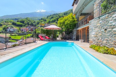 Casa Mathilda - relajarse en la piscina