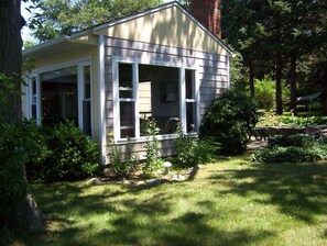 Outside the living room