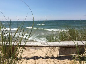 View from the small dune. 
