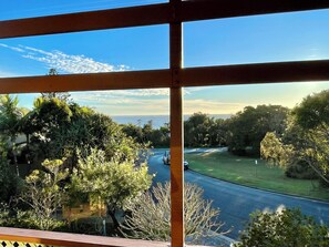 view from the balcony