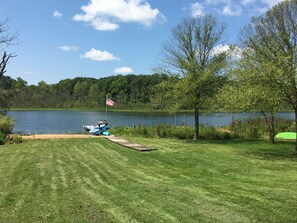 Back yard view of lake 