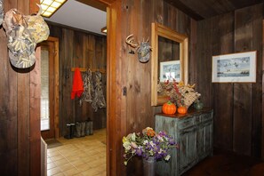 Mudroom and second front entrance.