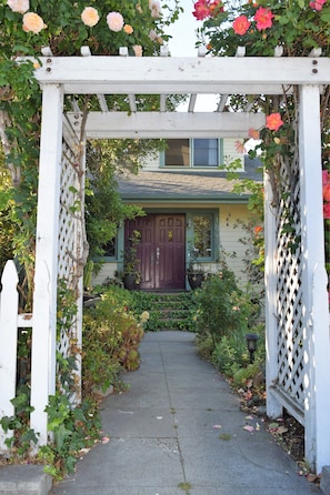 Entry way into the home. 