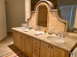 His and Her sinks same setup in both bedrooms! 