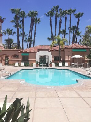 Community Pool with hot tub