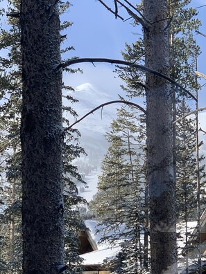 View of Peak 8 from the dining room area 