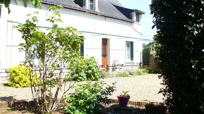 Haus befindet sich 30 Meter ents lang der Loire