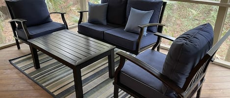 Enjoy the screened porch - perfect for morning coffee or an evening beverage!
