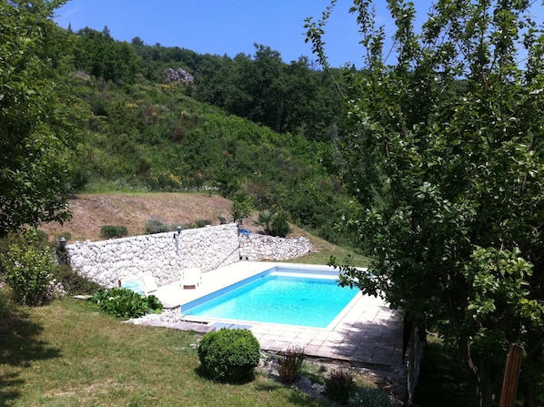 Private Pool in private garden. Nobody can look into the garden.