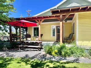 Lots of porch space and outside seating...