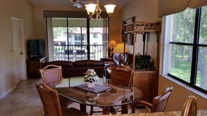 Dining and living area
