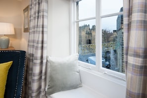 View of castle from lounge window