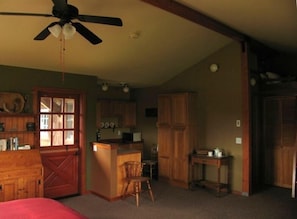 Studio Kitchenette with Dishwasher and Countertop Oven