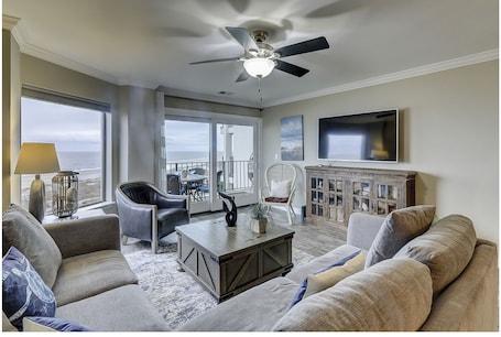 Sit back and relax while watching and listening to the ocean waves.
